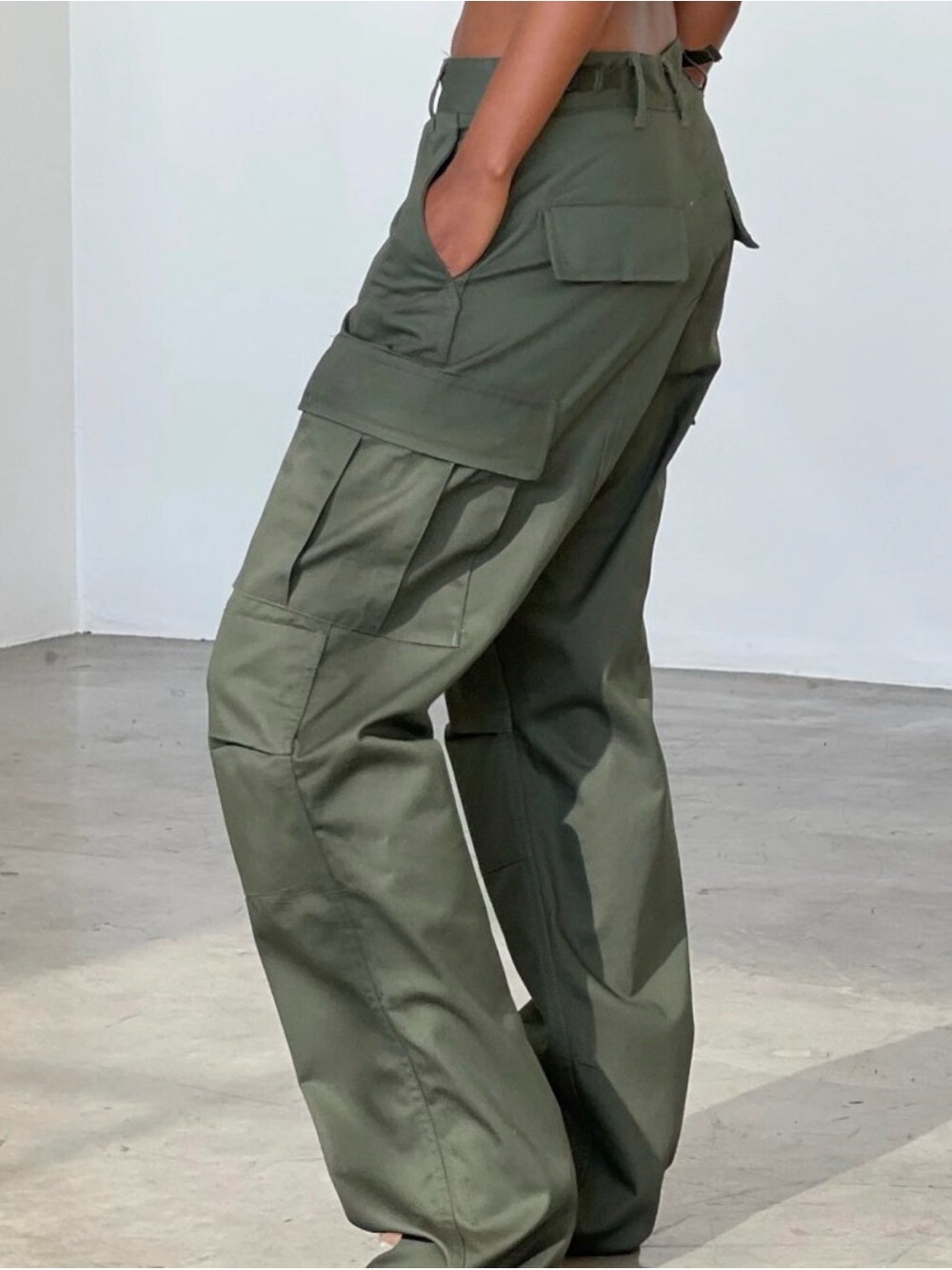NWOT Local European Cargo Pant in Olive XS